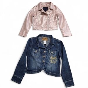 Limited Too Pink and Blue Jean Jackets for Kids